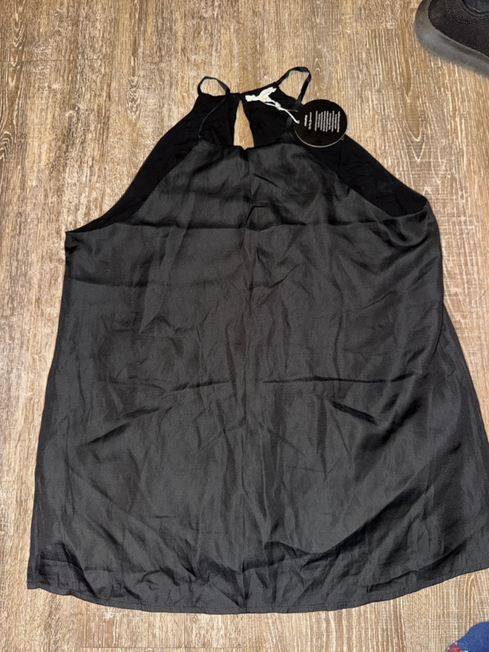 mittoshop Black Halter Neck Sleeveless Blouse